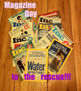 photo of magazines