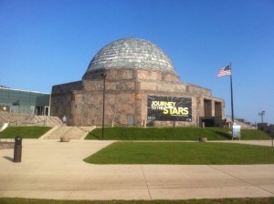 Adler Planetarium in Chicago, external view of building