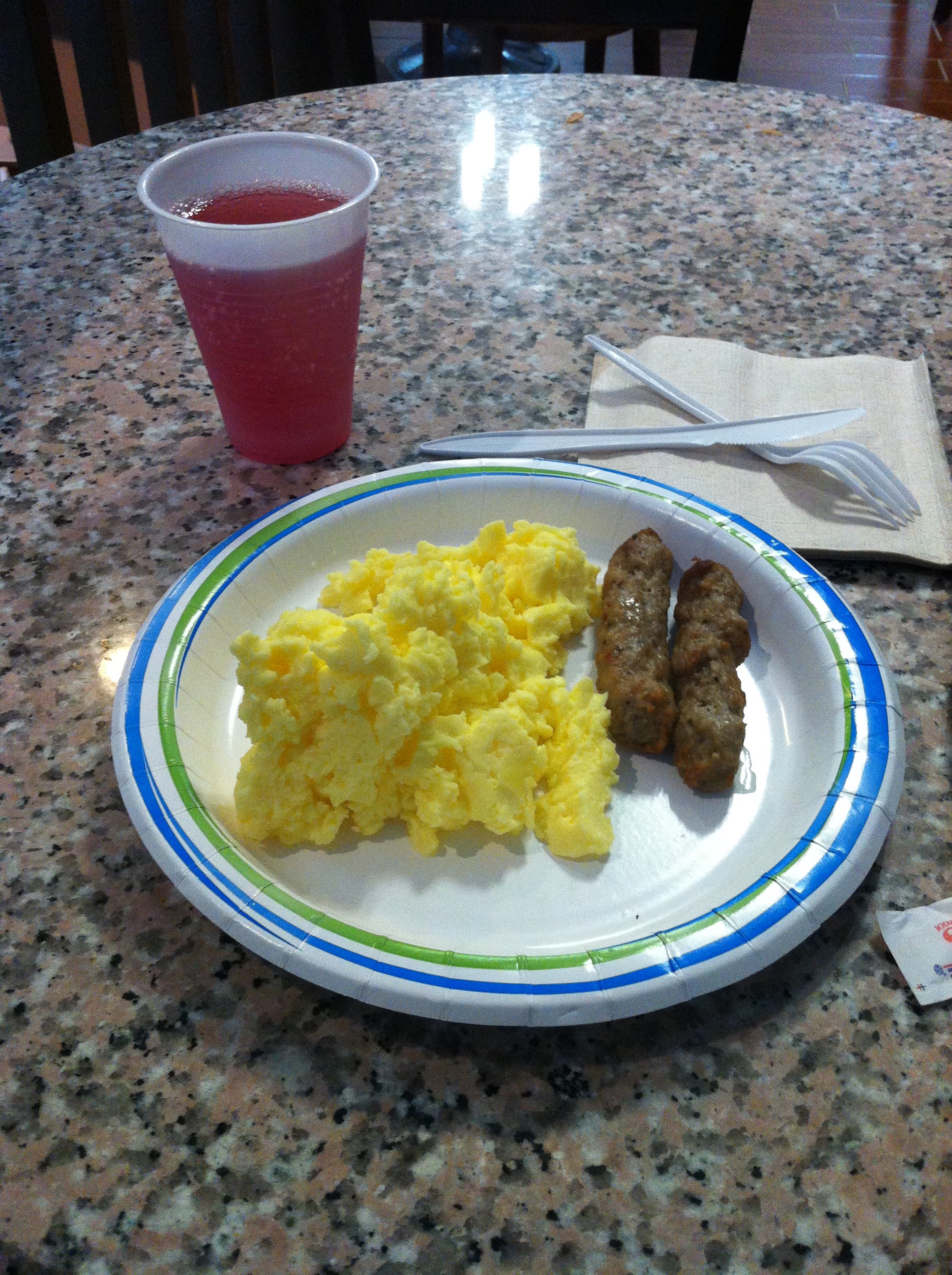 The C Rations breakfast at the Best Western.